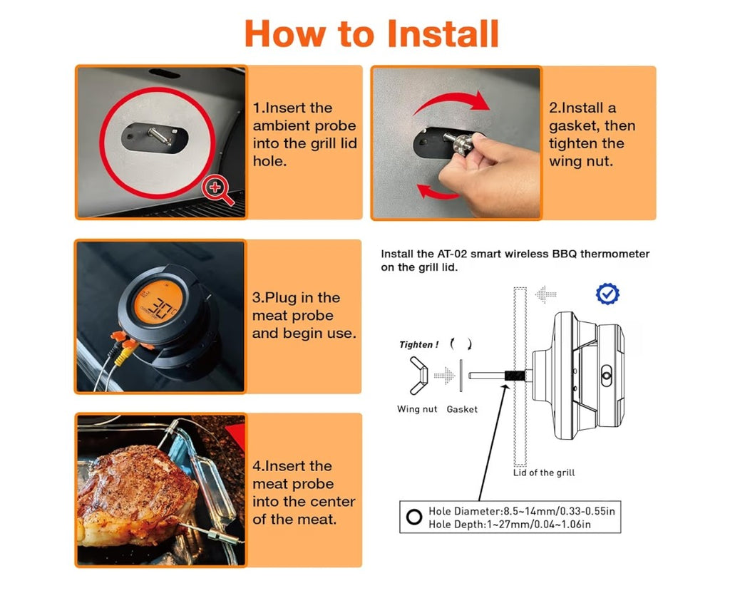Smart Wireless BBQ Thermometer