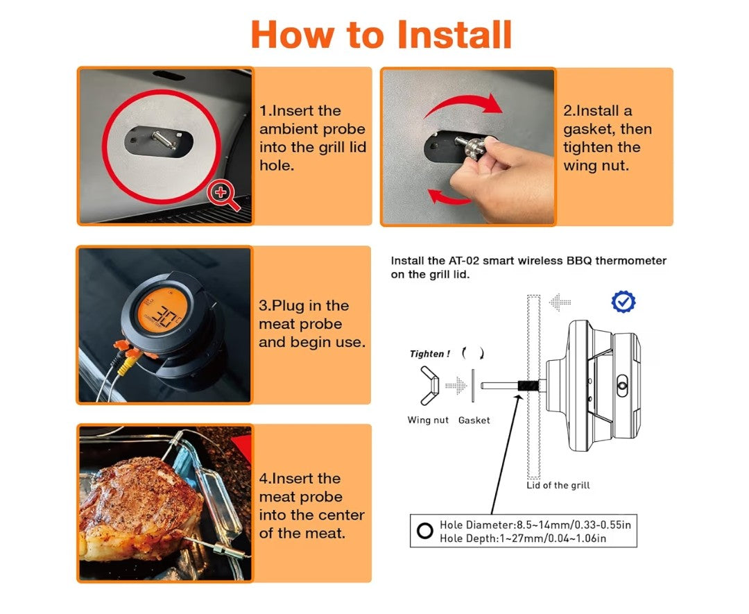 Smart Wireless BBQ Thermometer