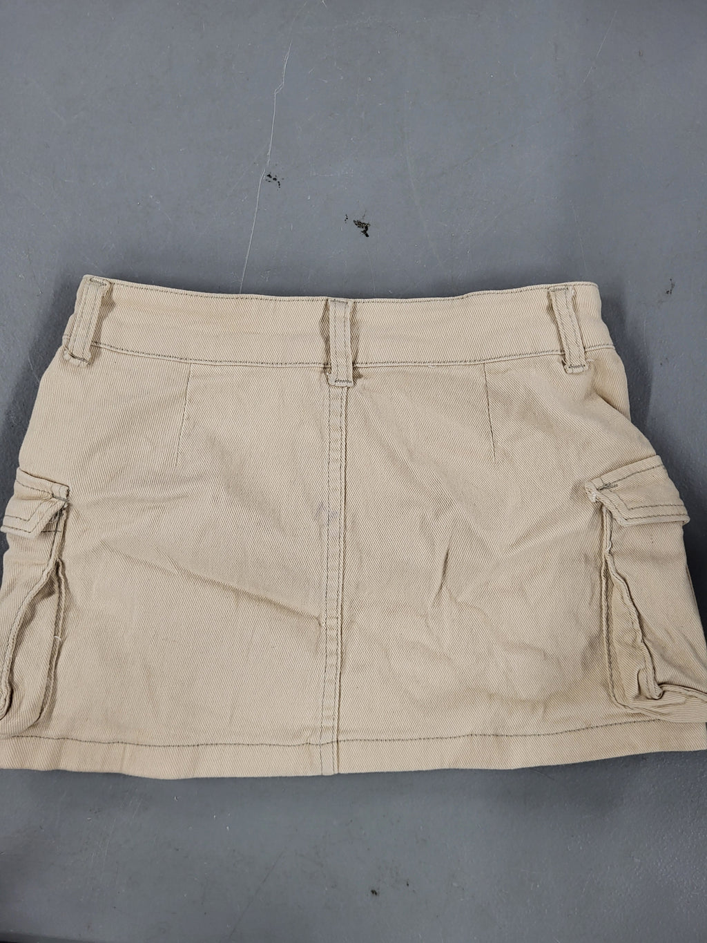 Denim Cargo Mini Skirt (Size XS)