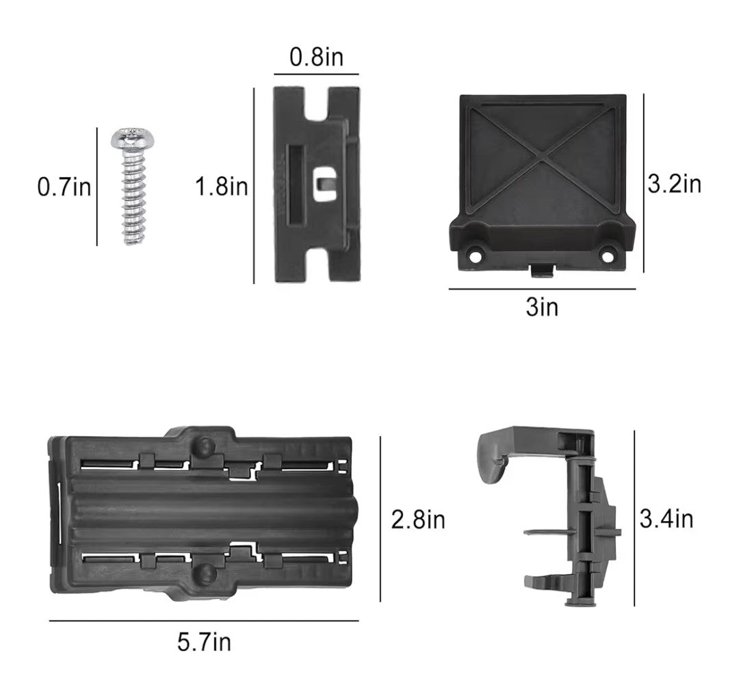 Dishwasher Upper Rack Adjuster Metal Kit