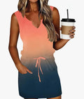 Sleeveless Short Summer Dress (Small)