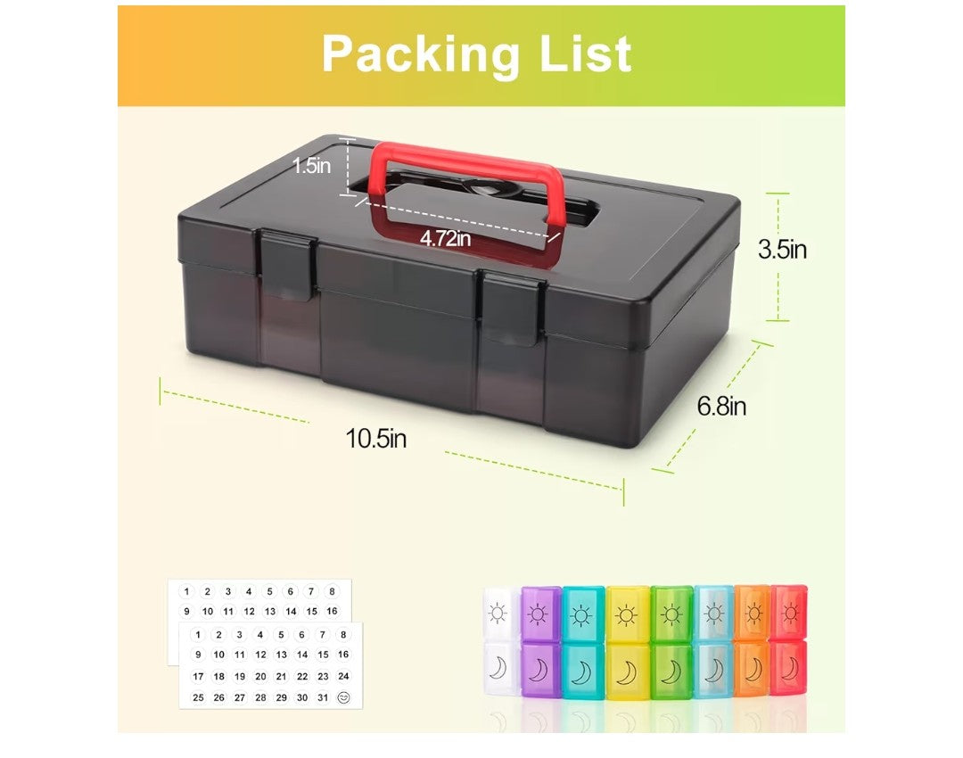 Monthly Pill Organizer