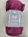 Soft Throw Blanket 50x60 inches