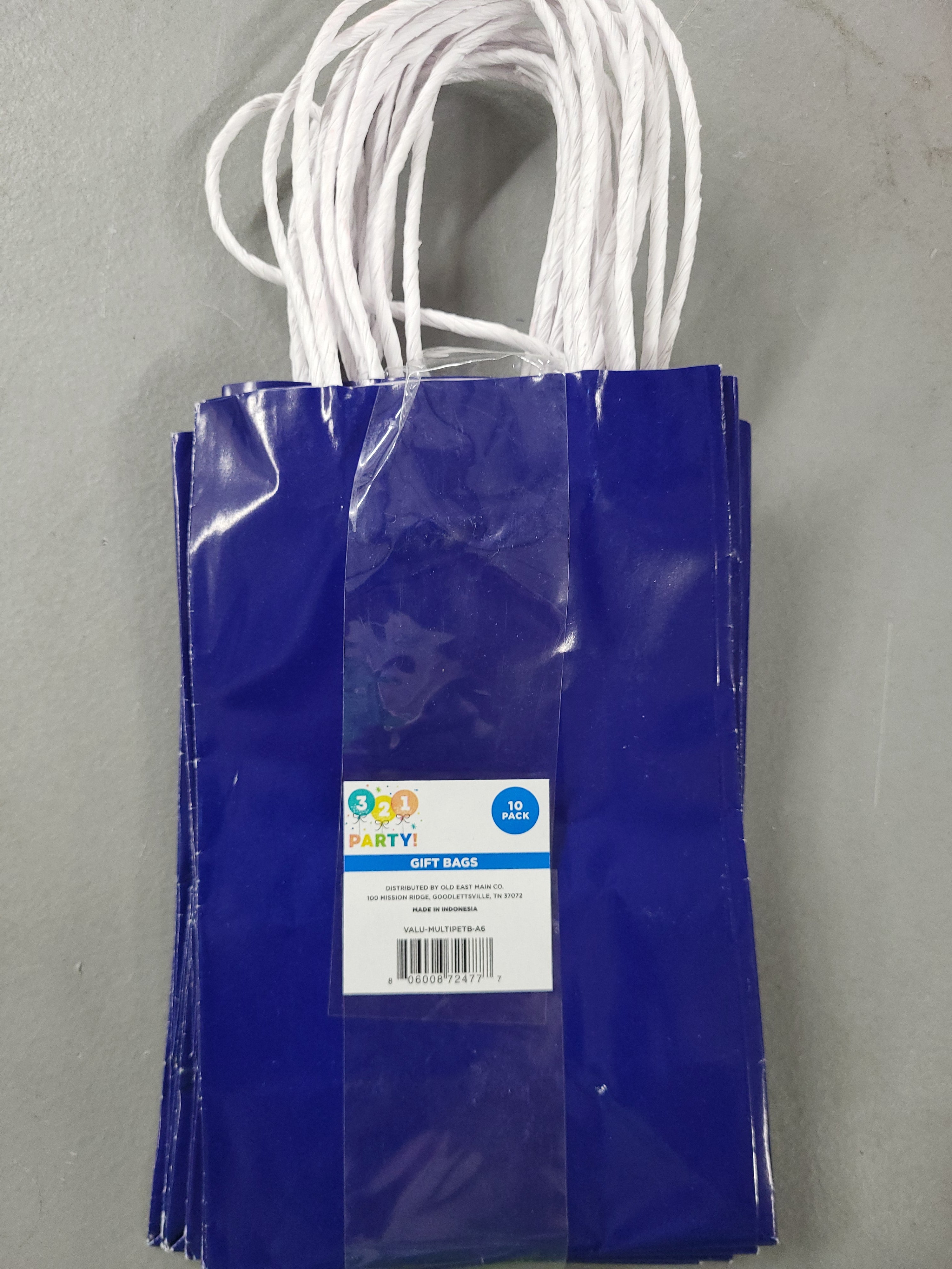 Blue Gift Bags (4 total packs)