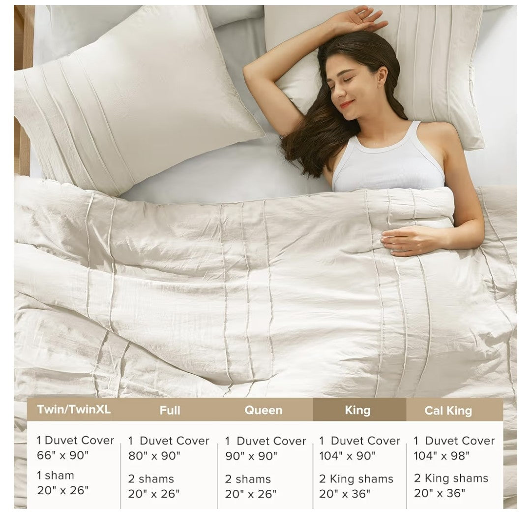 Comfort Spaces 3 Piece Duvet Cover Set (King)
