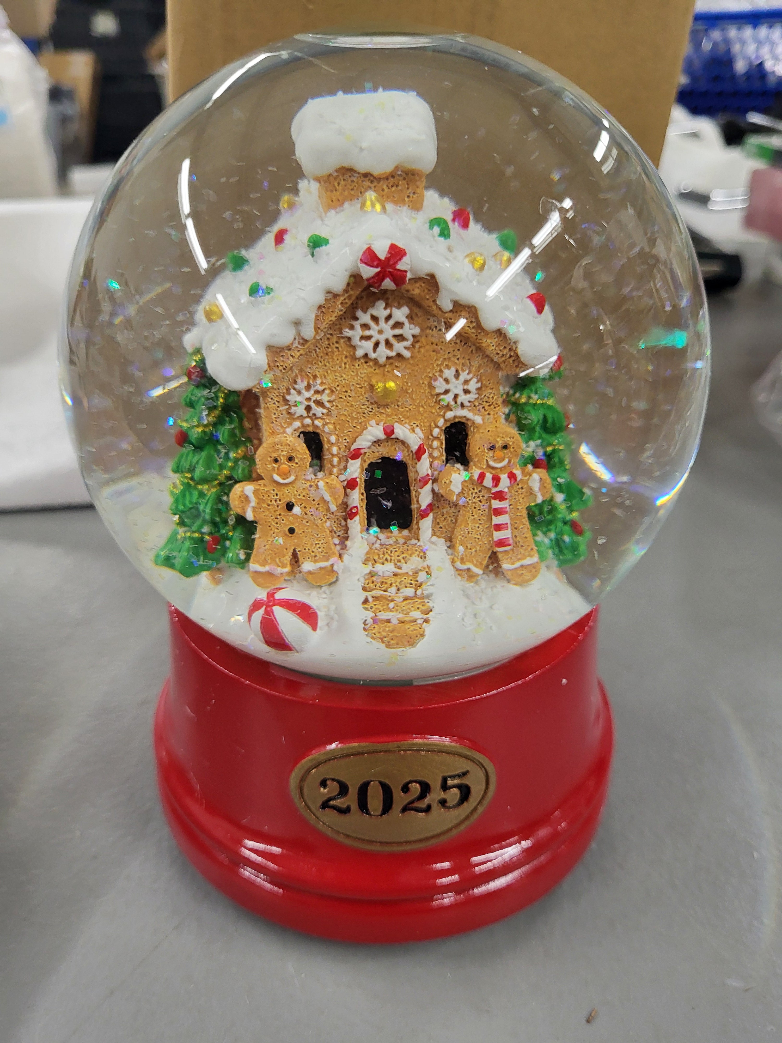 Gingerbread Snow Globe