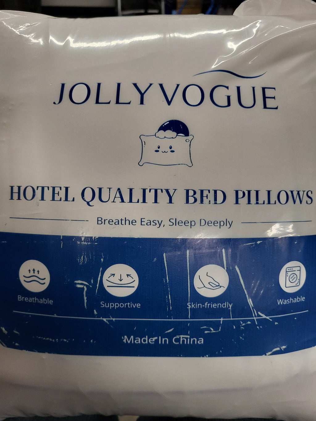 Jollyvogue Standard Size Pillows 4 pack
