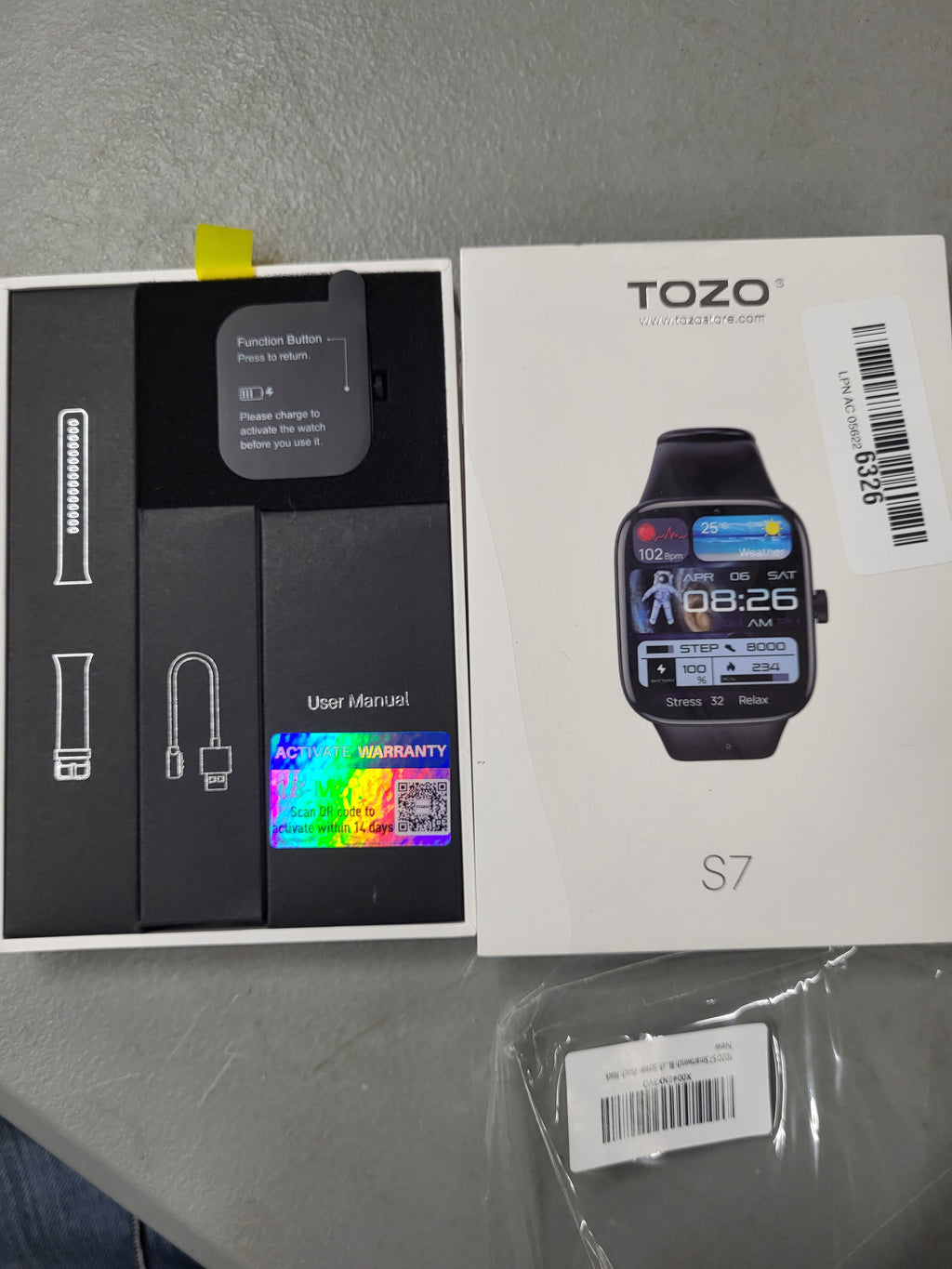 Tozo Smart Watch S7