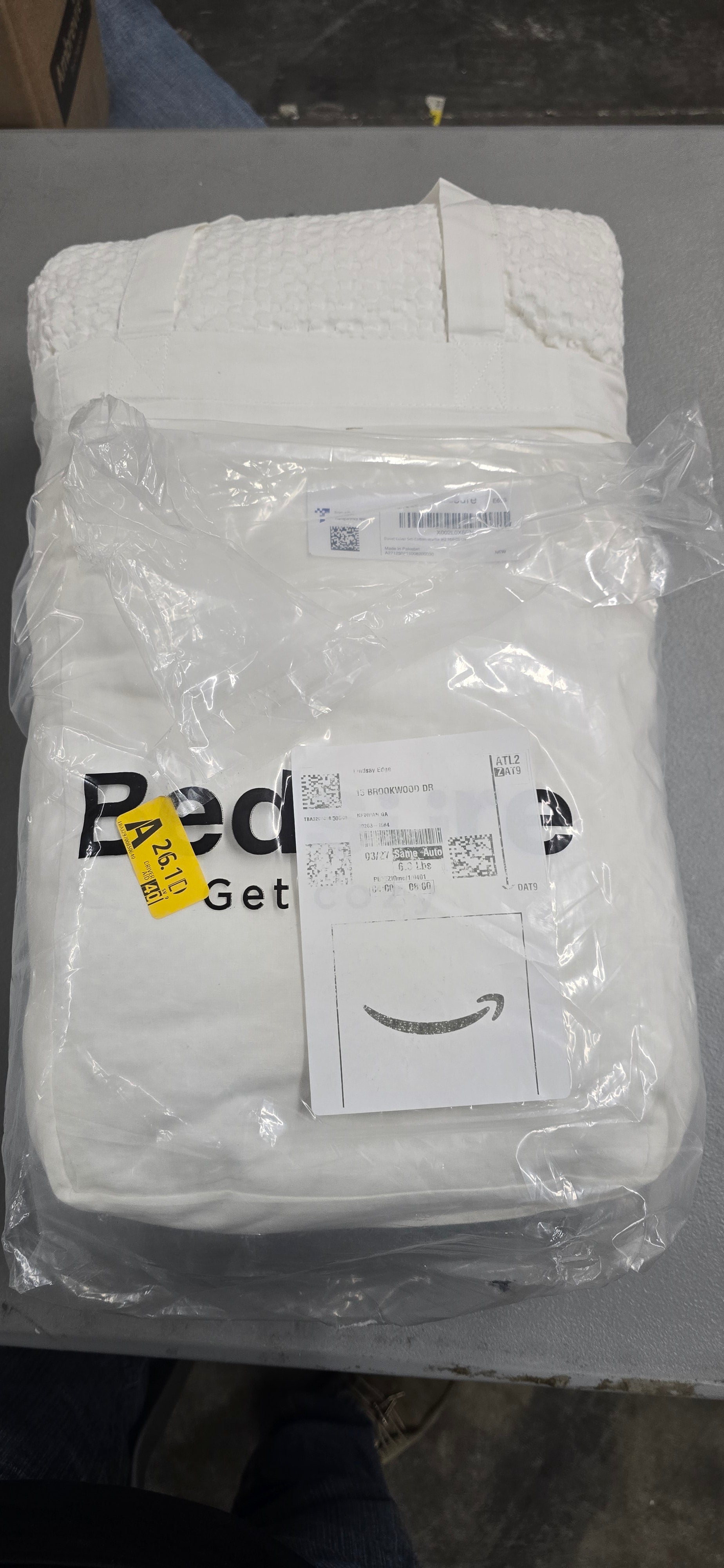 Bedsure Cotton Duvet Cover King - 100% Cotton