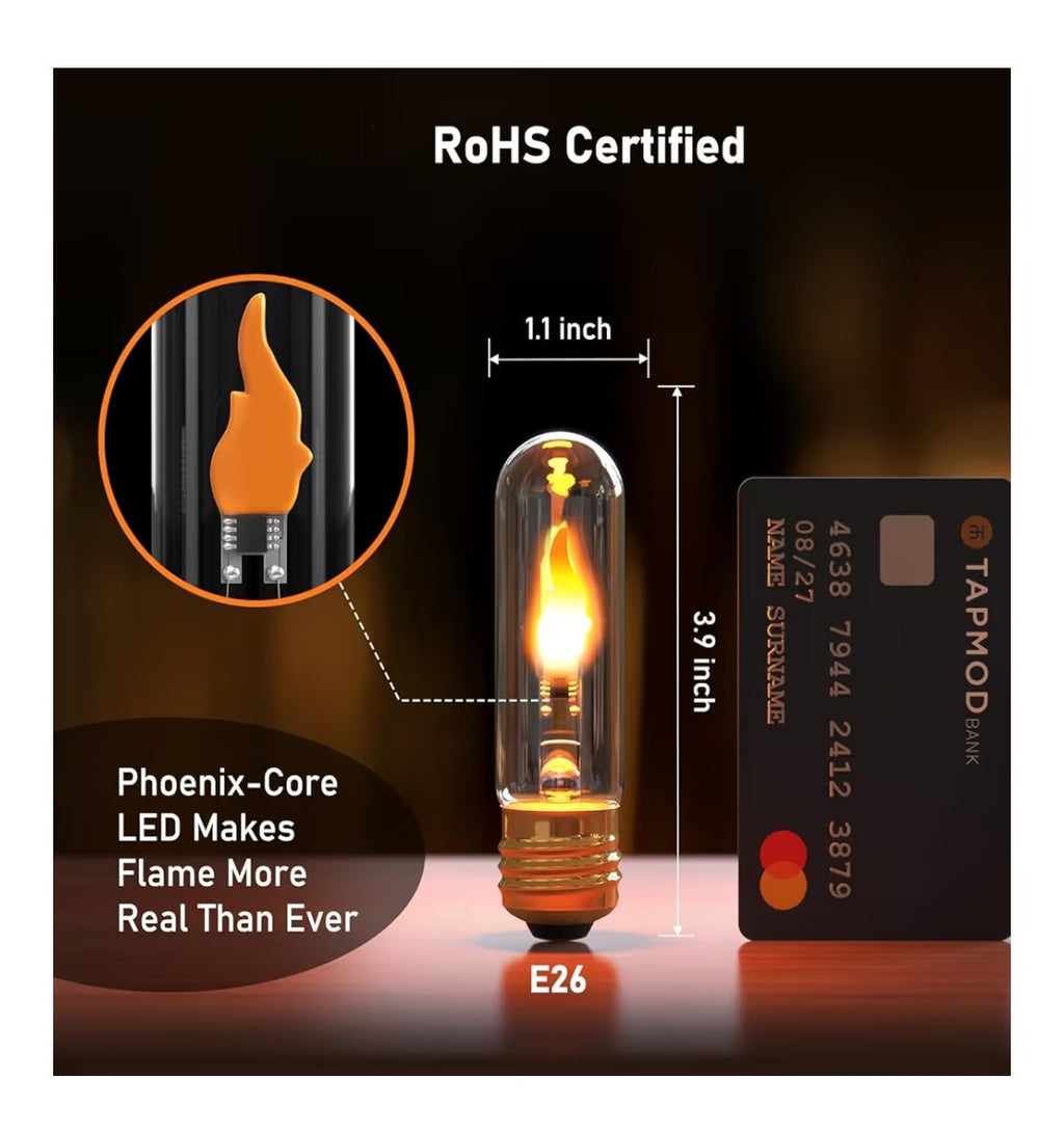LEad Flame Bulb 4 pack
