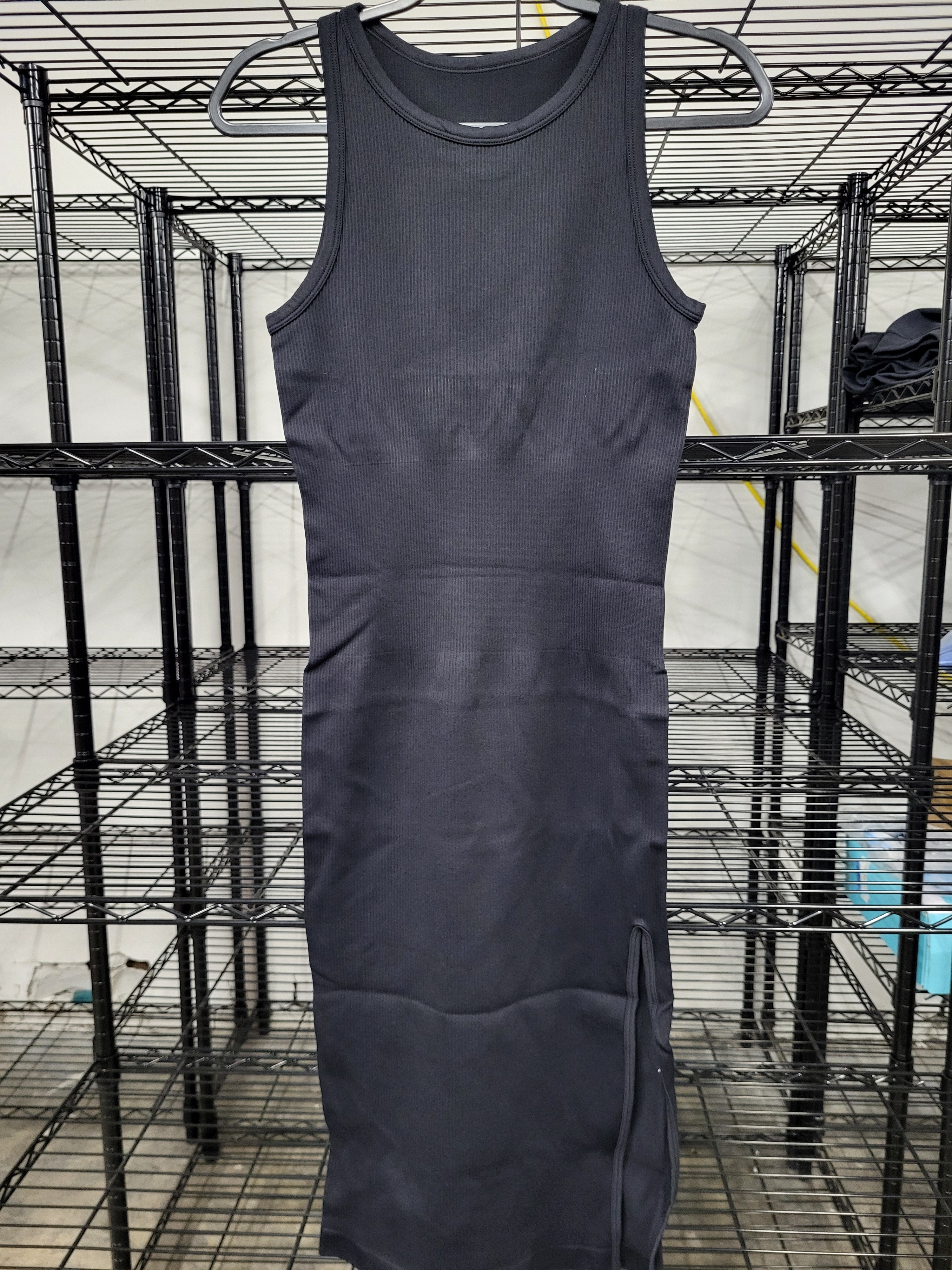 Sleeveless Ribbed Dress (Large)