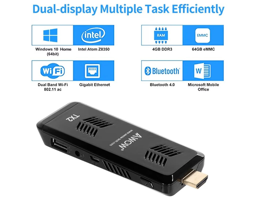 AWOW Mini PC Stick TX2
