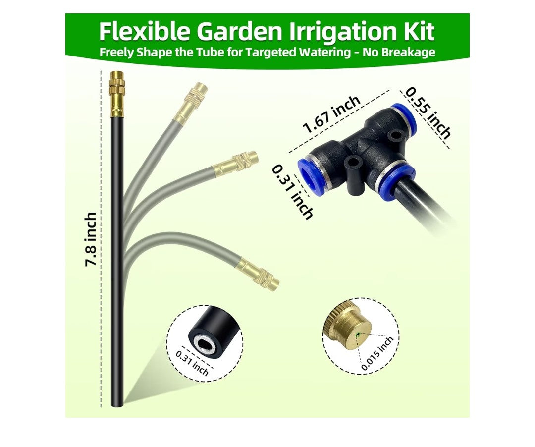 Drip Irrigation System for Garden 60ft