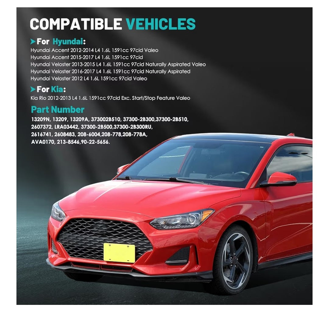 Alternator 13209 Replacement for Hyundai, Veloster, and Kia