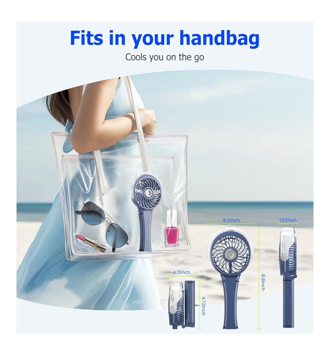 HandFan Recharable Handheld Misting Fan