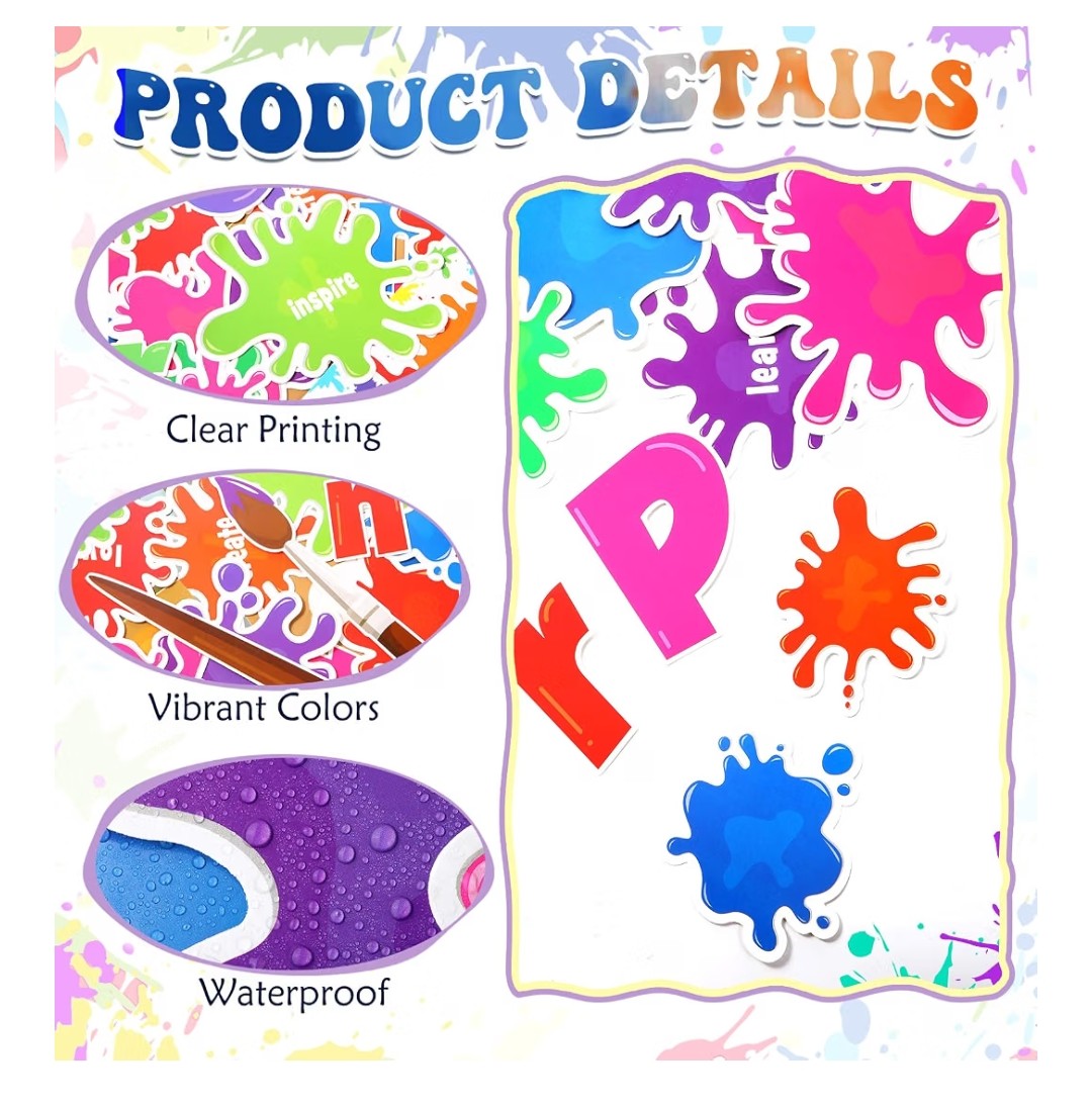 62 piece Bulletin Board Decorations