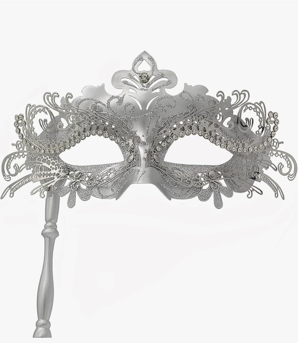 Masquerade Mask with Handle
