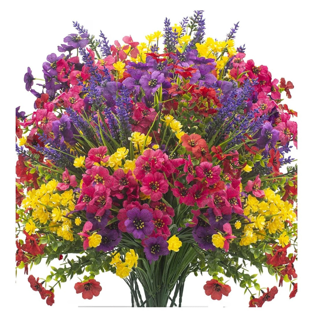 Artificial Flowers multicolor 20pcs