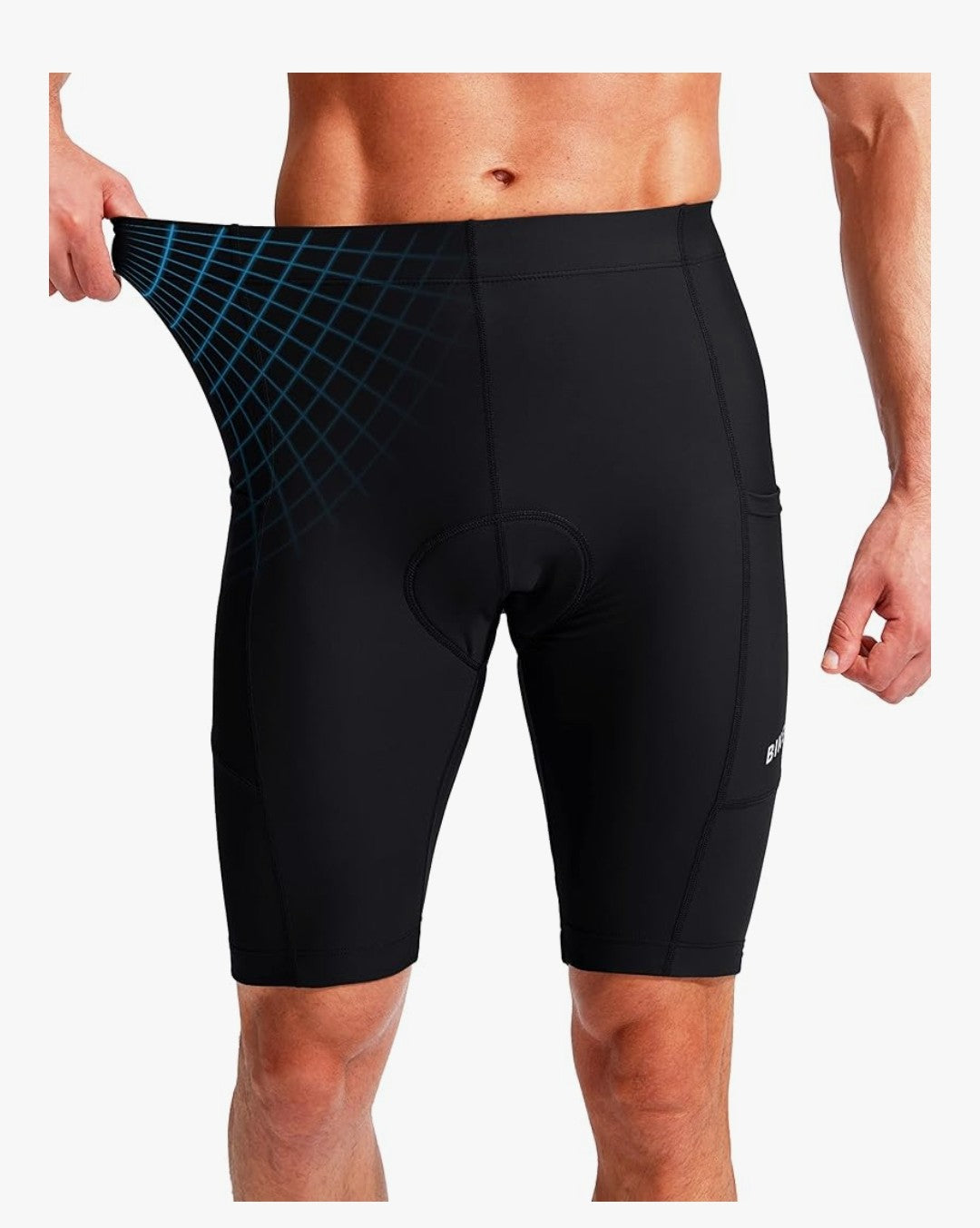 Men's Bike Shorts, Padded Cycling Shorts, Size M