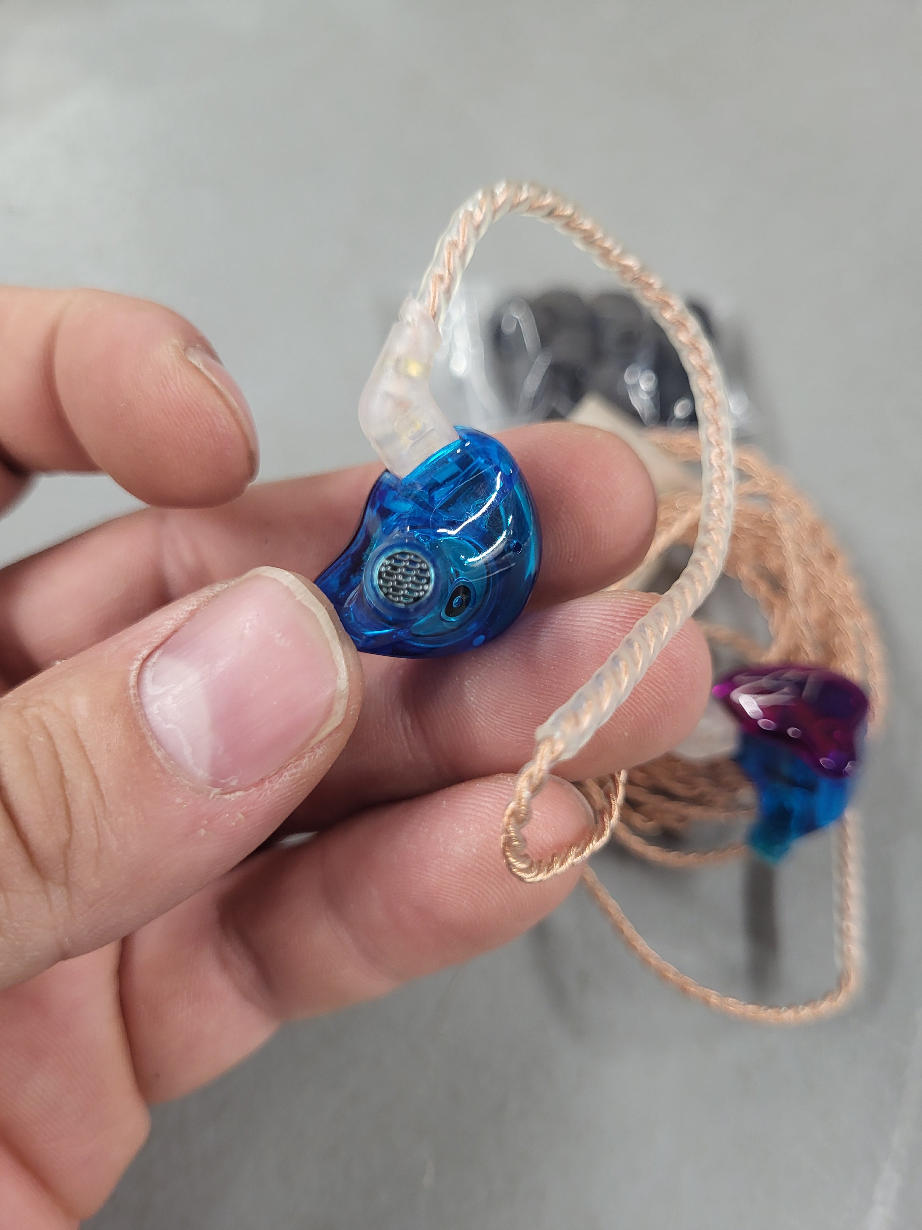 KZ ZST in Ear Monitor Headphones (Purple)