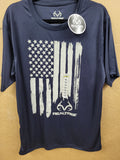 Realtree American Flag T-Shirt (Large)