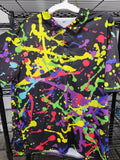 Black Splatter Paint Polo (XL)