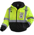 High Vis Safety Work Jacket (Large)