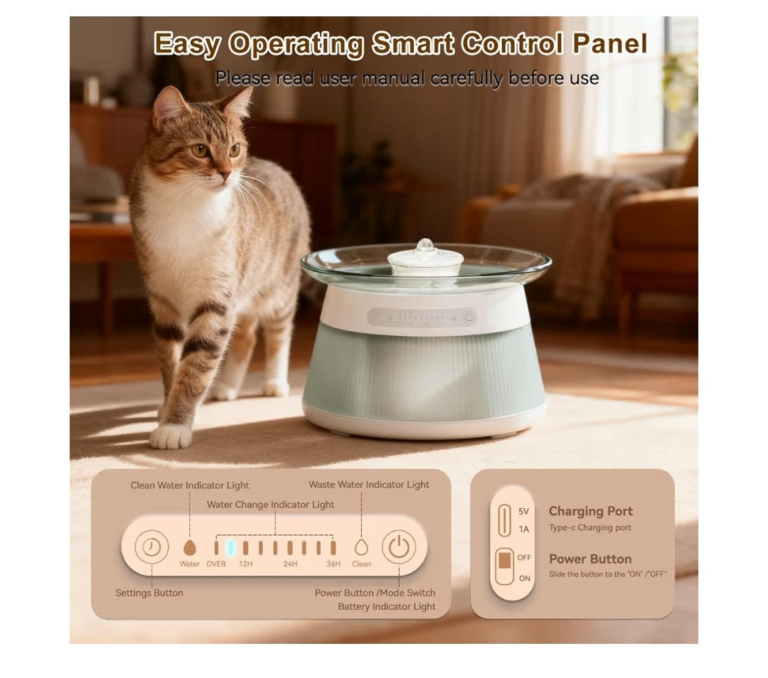 GJease Smart Pet Water Fountain