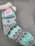 Women's Sweater Socks with Rubber Grips (Shoe Size 4-10)