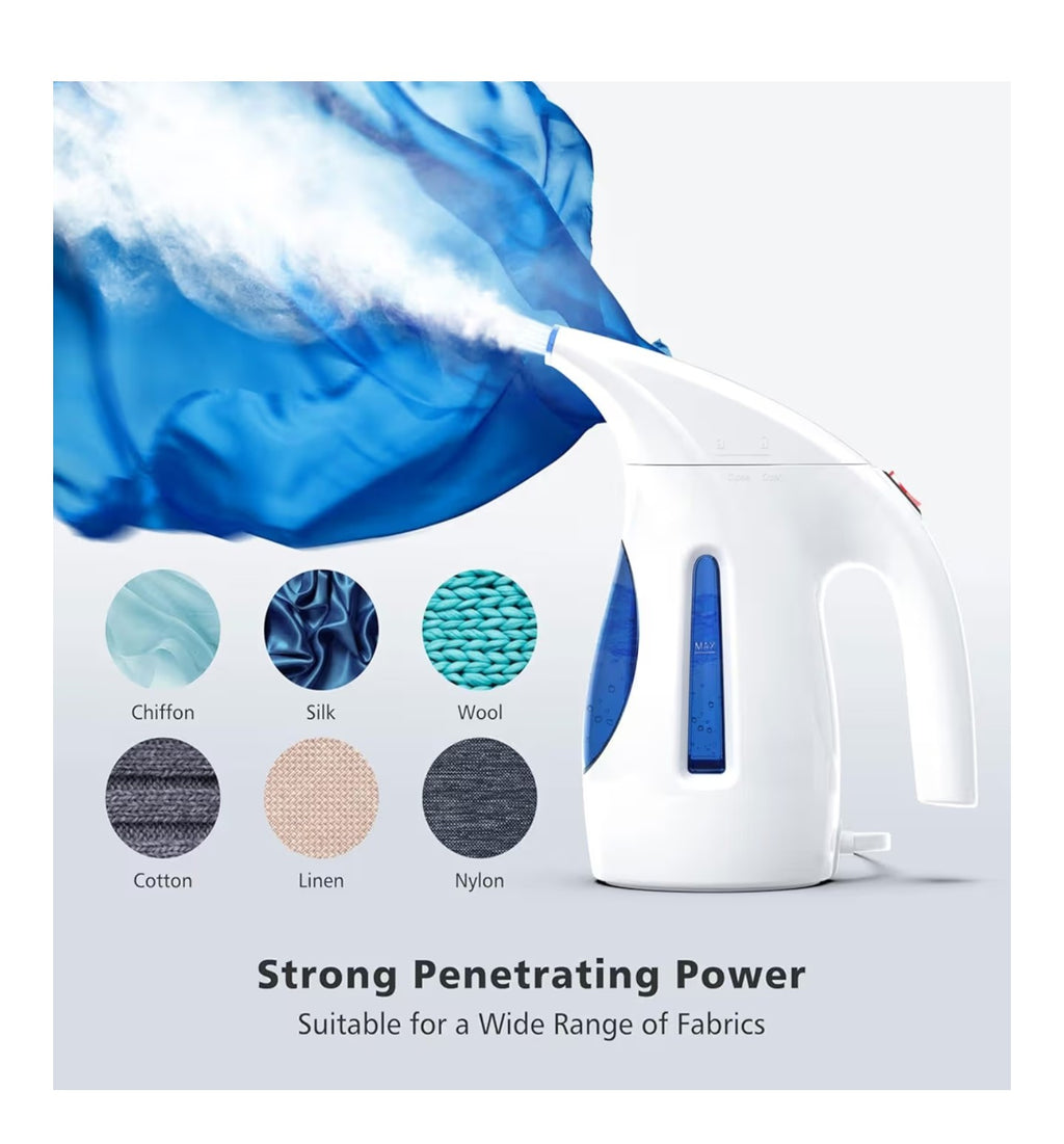 HiLIFE Steamer for Clothes, Portable Handheld Clothing Steamer.