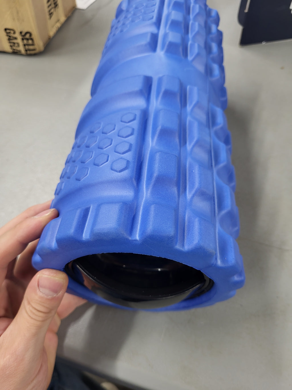 Recharable Vibrating Foam Roller (Blue)