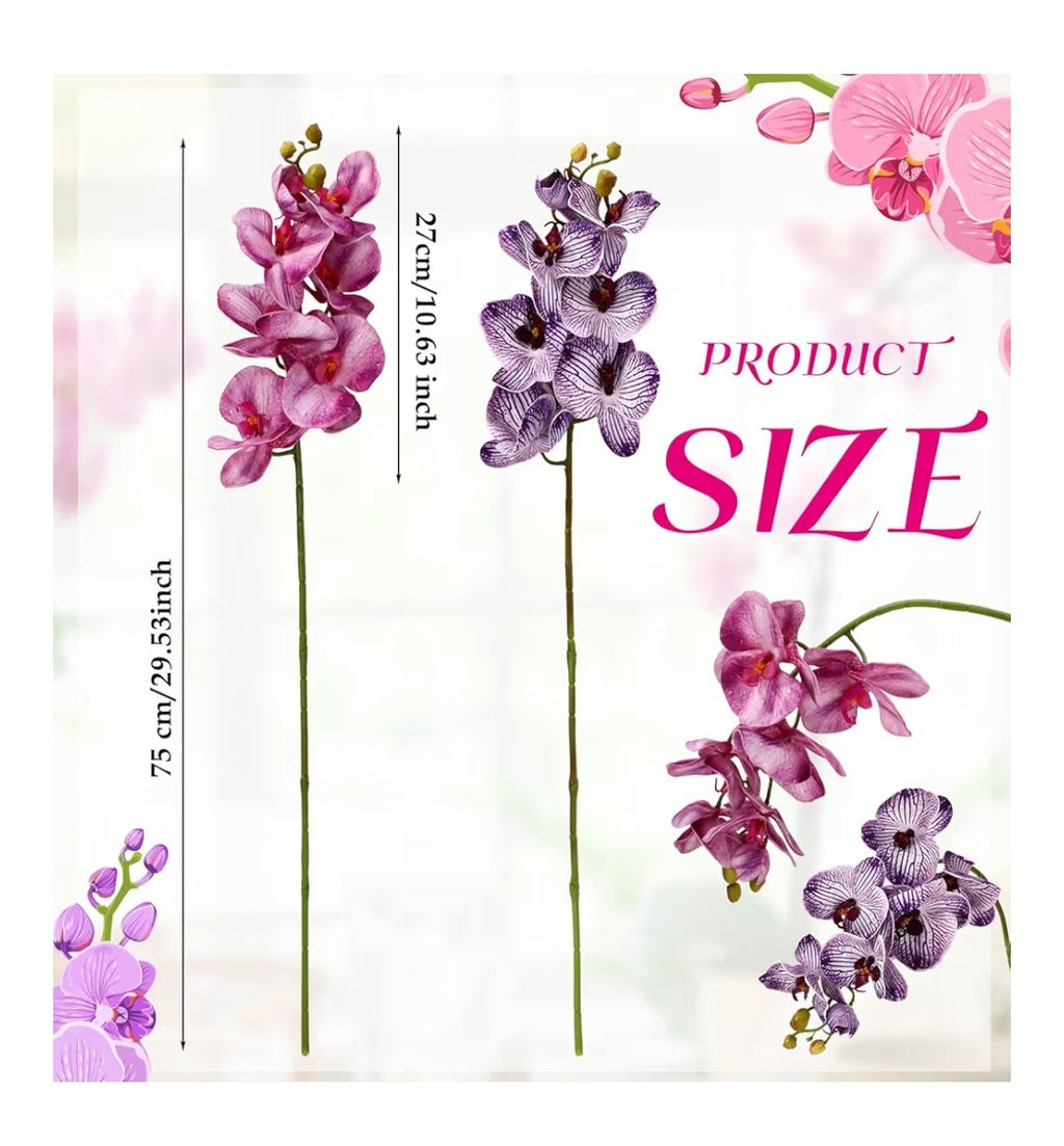 Artificial Phalaenopsis with Suction Cups 2 pack