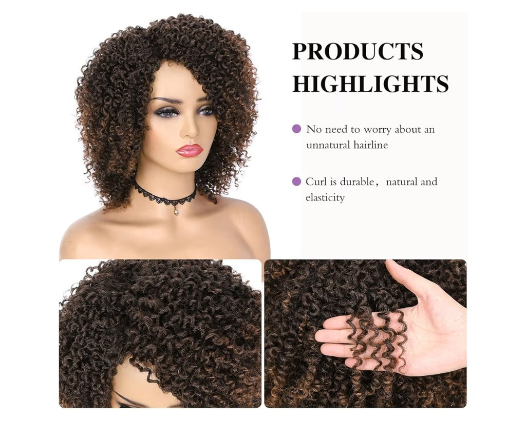 Quantum Afro Curly Wig