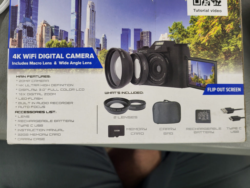 Vivitar Digital Camera with Flip Out Screen