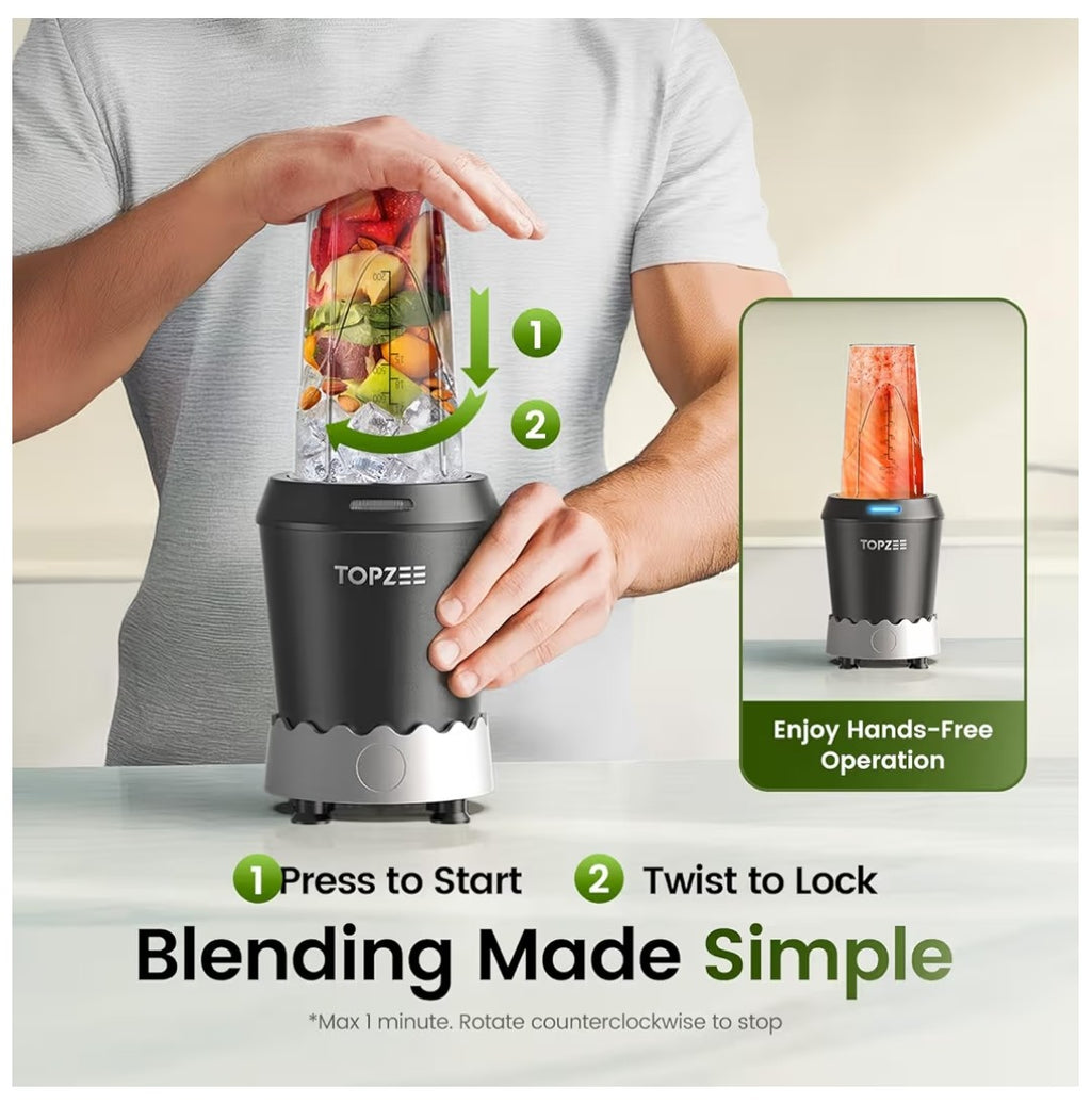 TOPZEE Personal Smoothie Blender