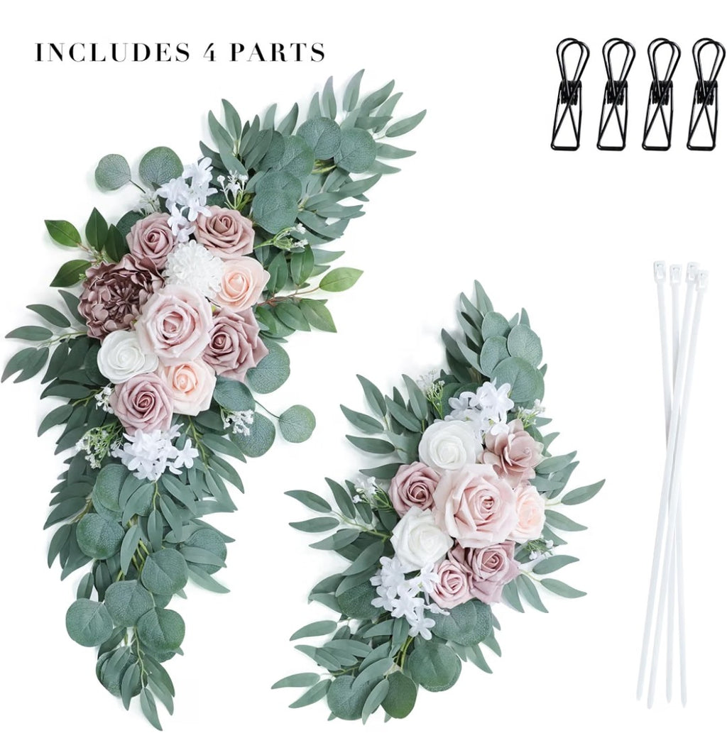 Artificial Dusty Rose Flowers