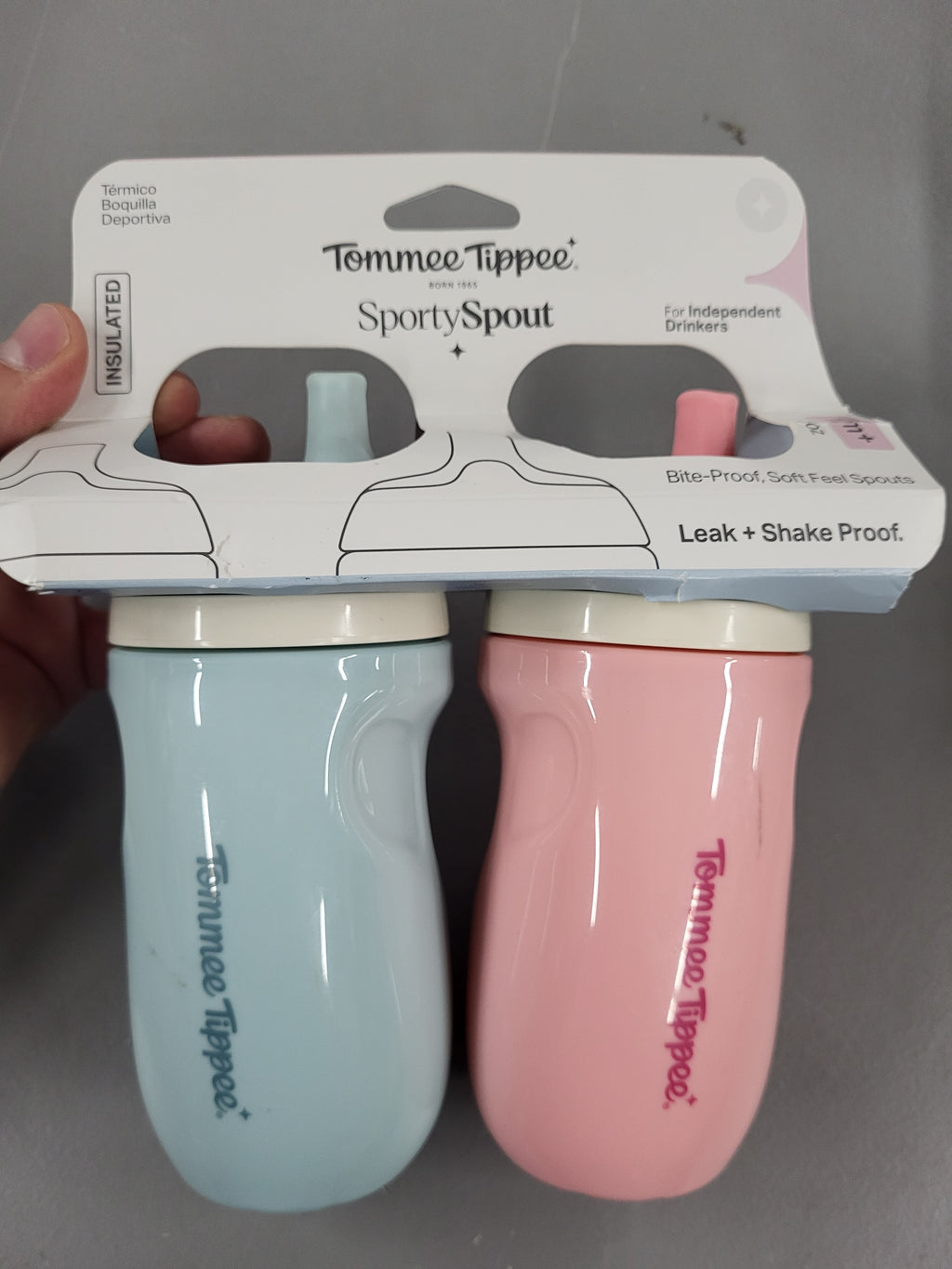 Tommee Tippee Insulated Toddler Water Bottle (2 pack)