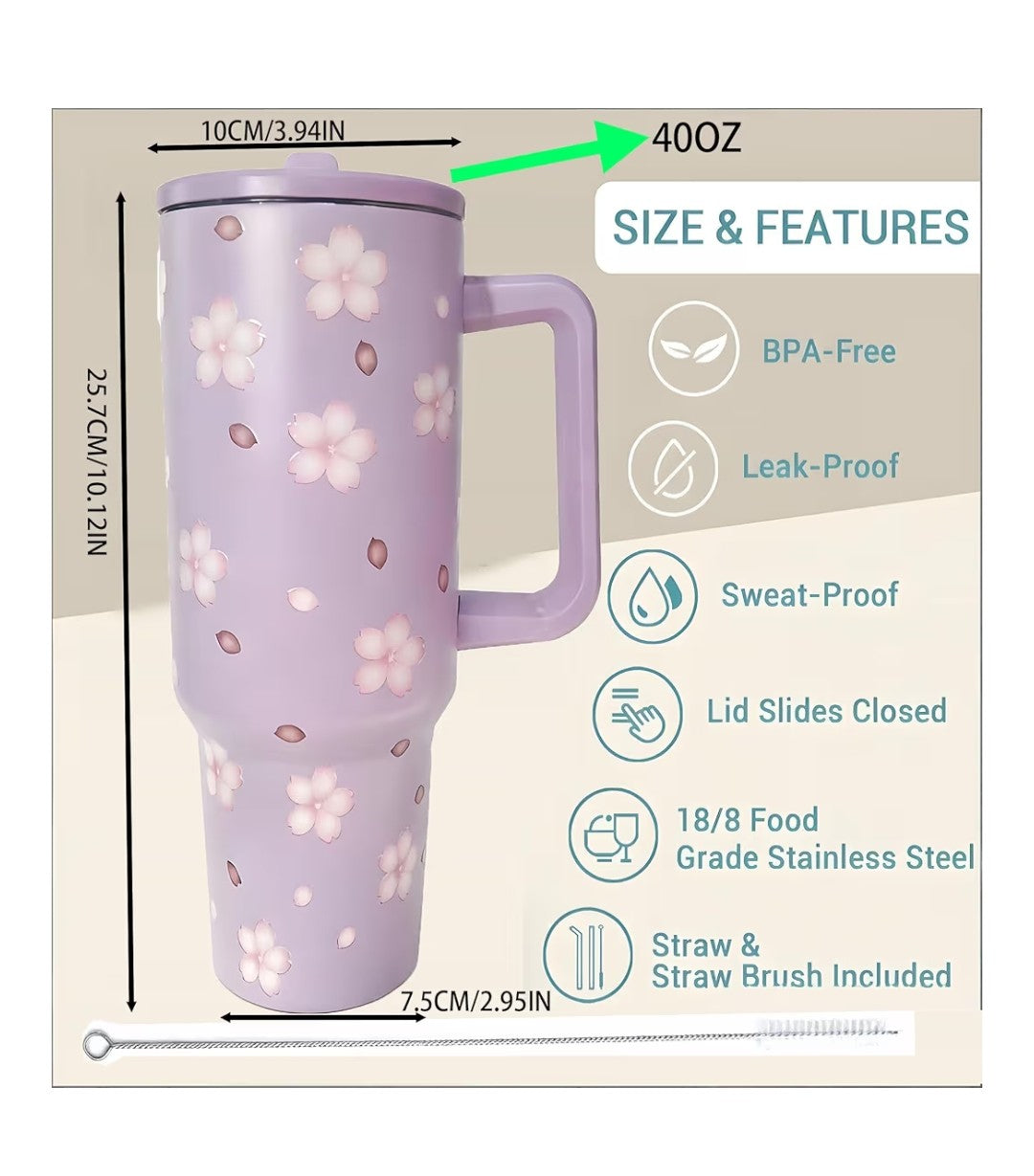 Hjocmle 40oz Tumbler Mug
