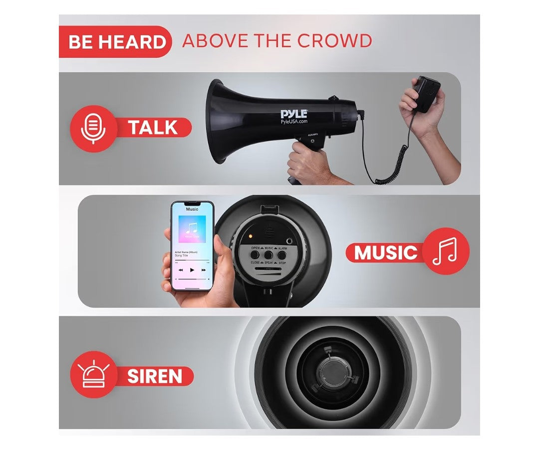 Pyle Megaphone Speaker 40W
