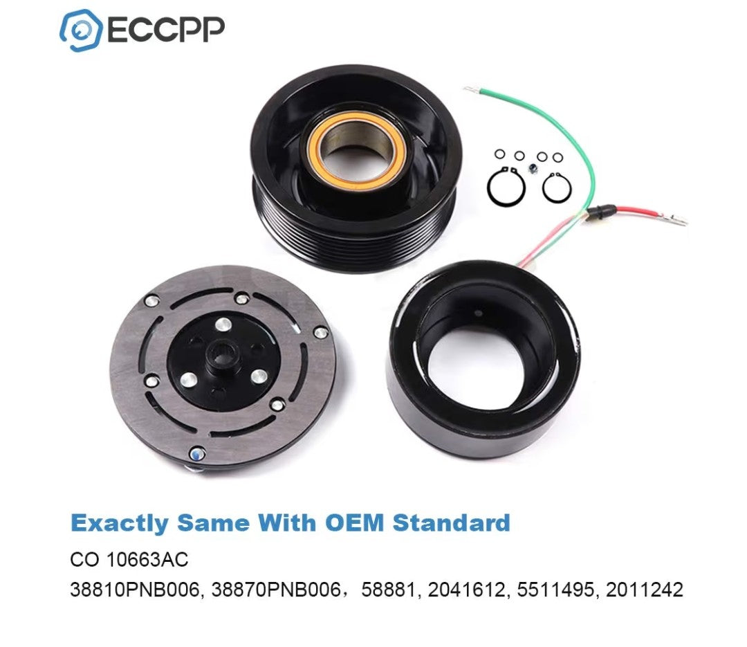 ECCPP AC Compressor Clutch Assembly 2002-2006 Honda CR-V