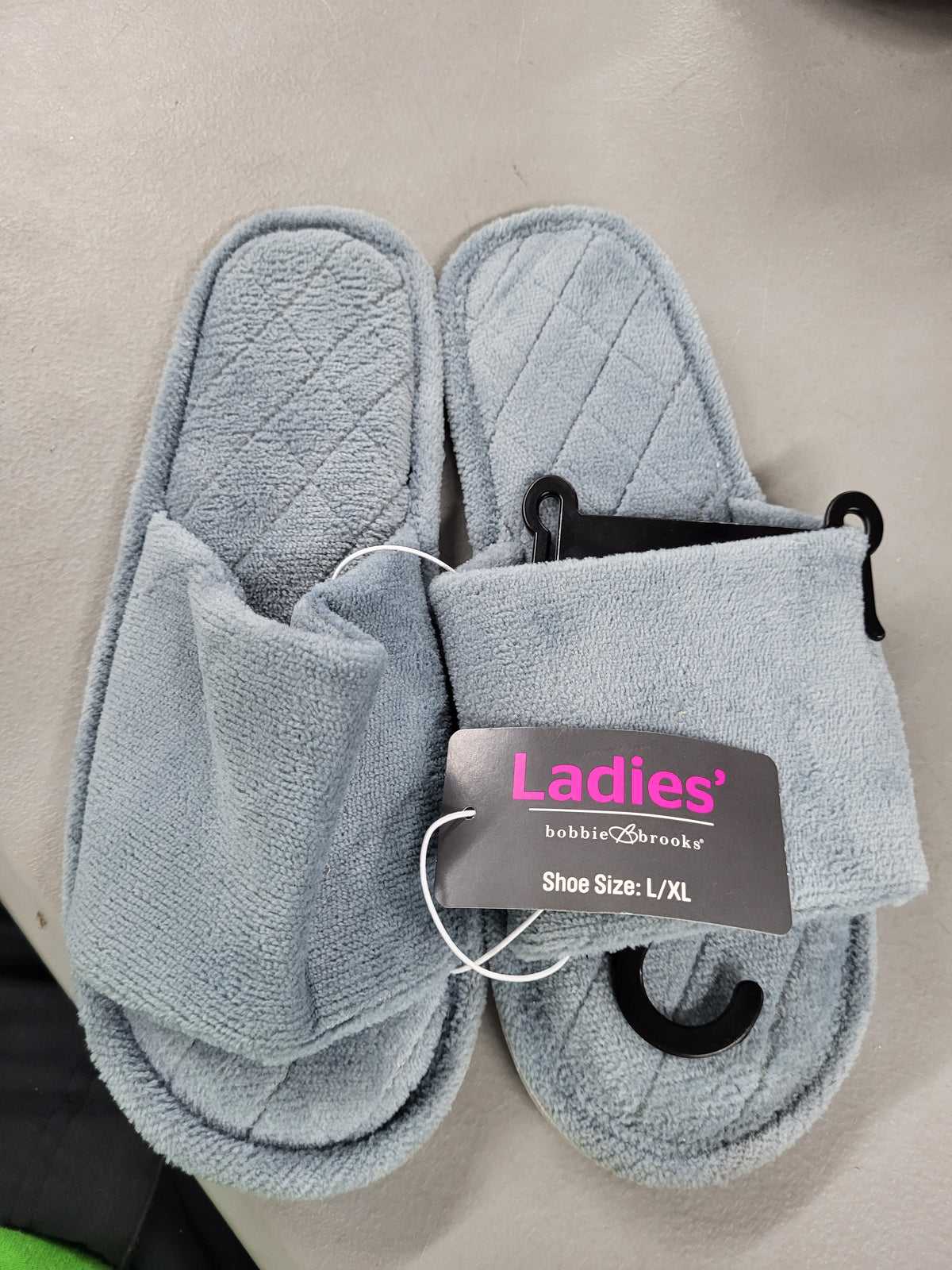 Womens Slippers Grey (L/XL)