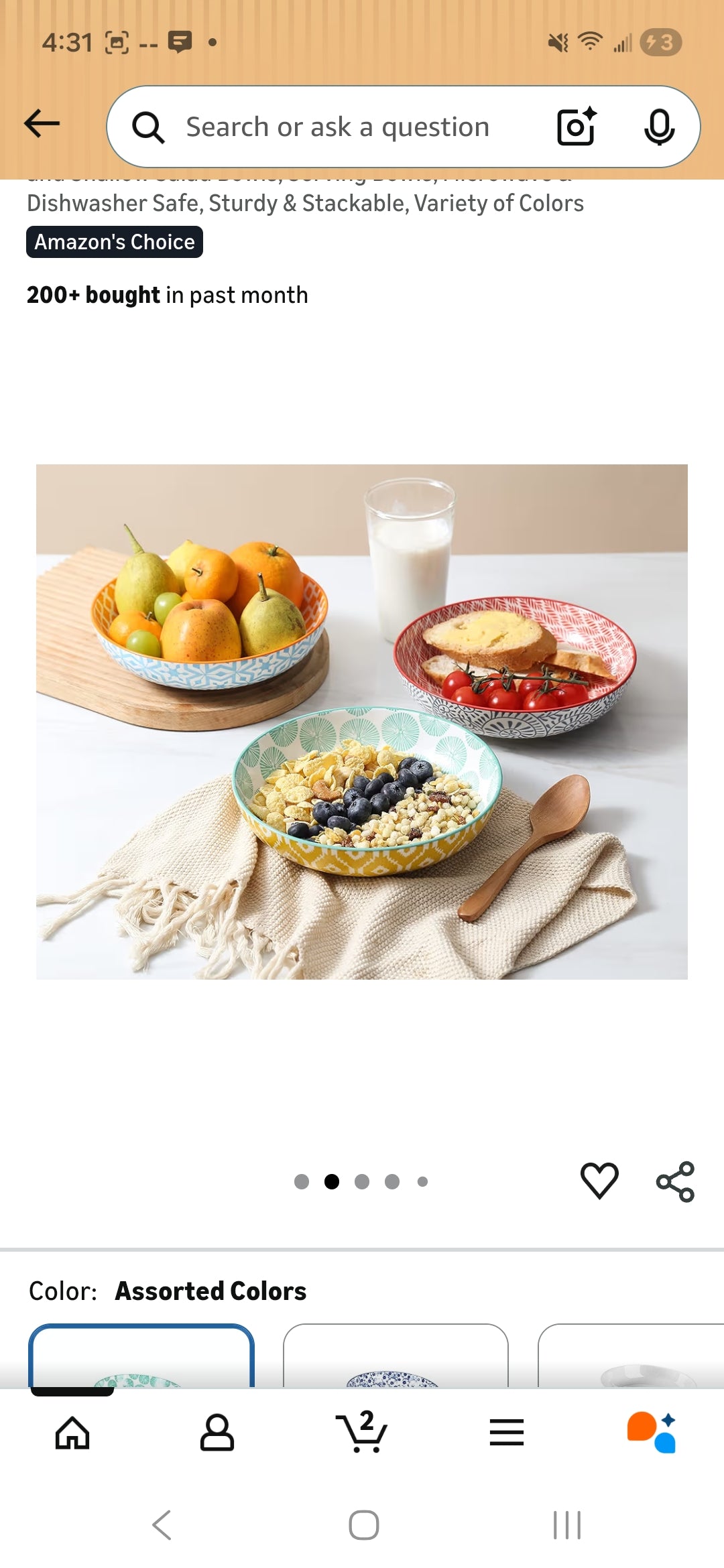 Selamica Porcelain Pasta Bowls