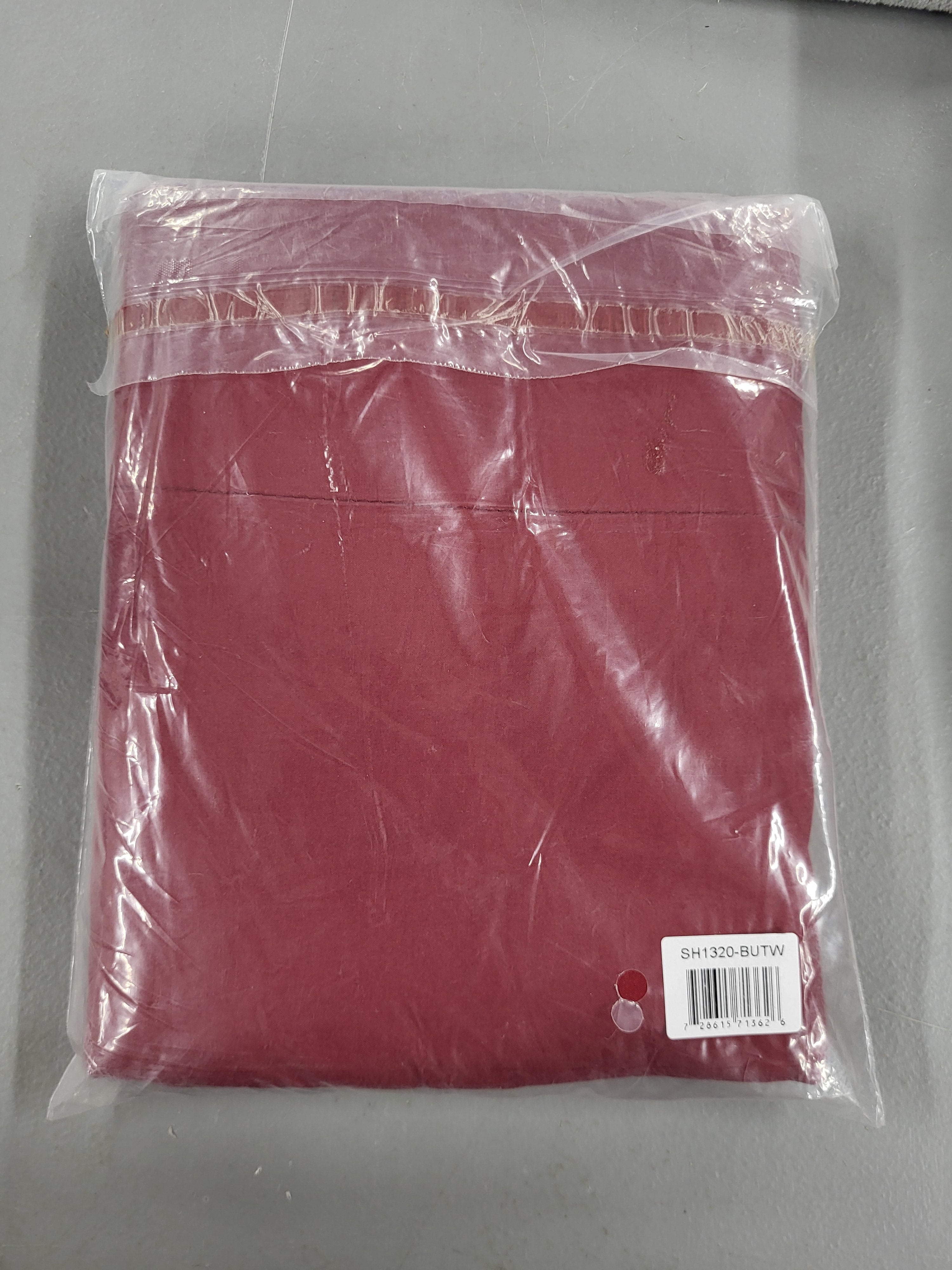 Fabulous Twin Size Flat Sheet (Burgundy)