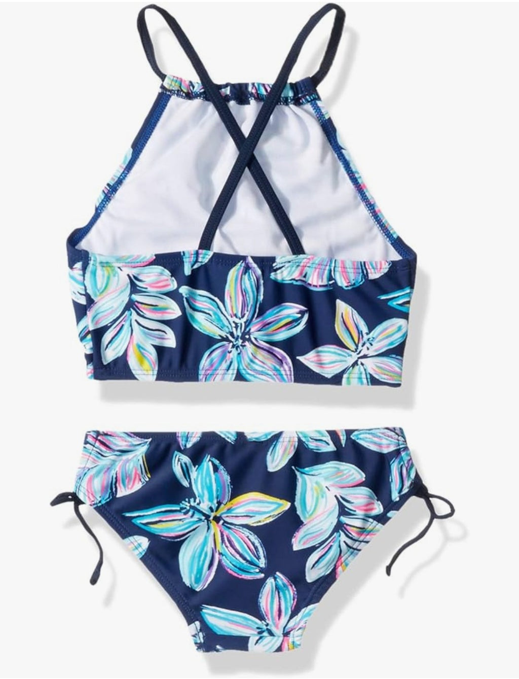 Kanu Surf Girls Halter Tankini 2-piece Swimsuit (Size 12)