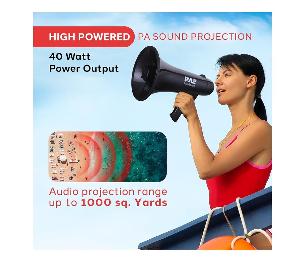 Pyle Megaphone Speaker 40W