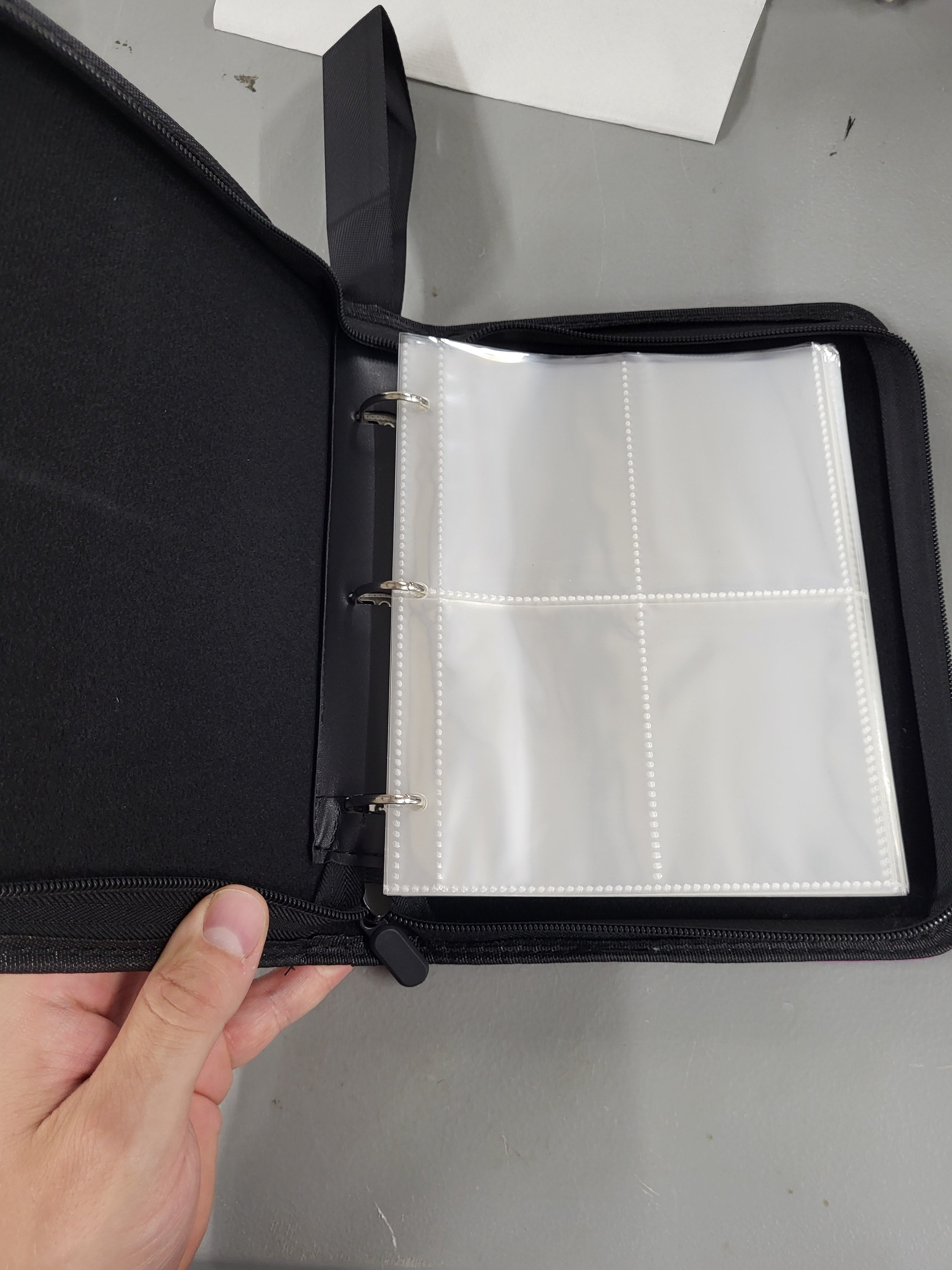 TCG Binder Includes 50 Removable Card Sleeves
