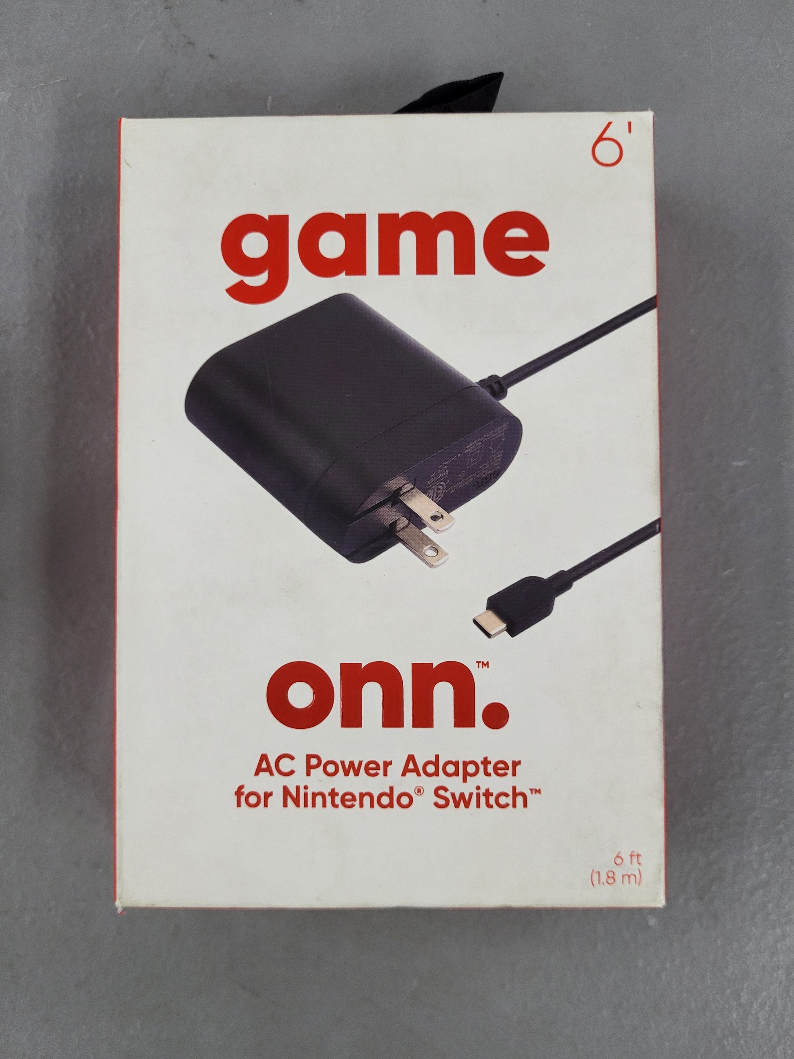 6ft AC Power Adapter for Nintindo Switch