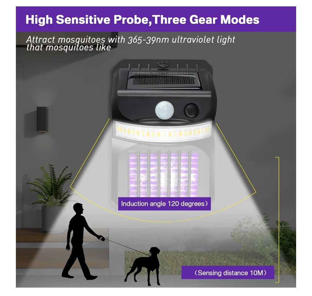 Solar Sensor Mosquito Killer (4 pack)