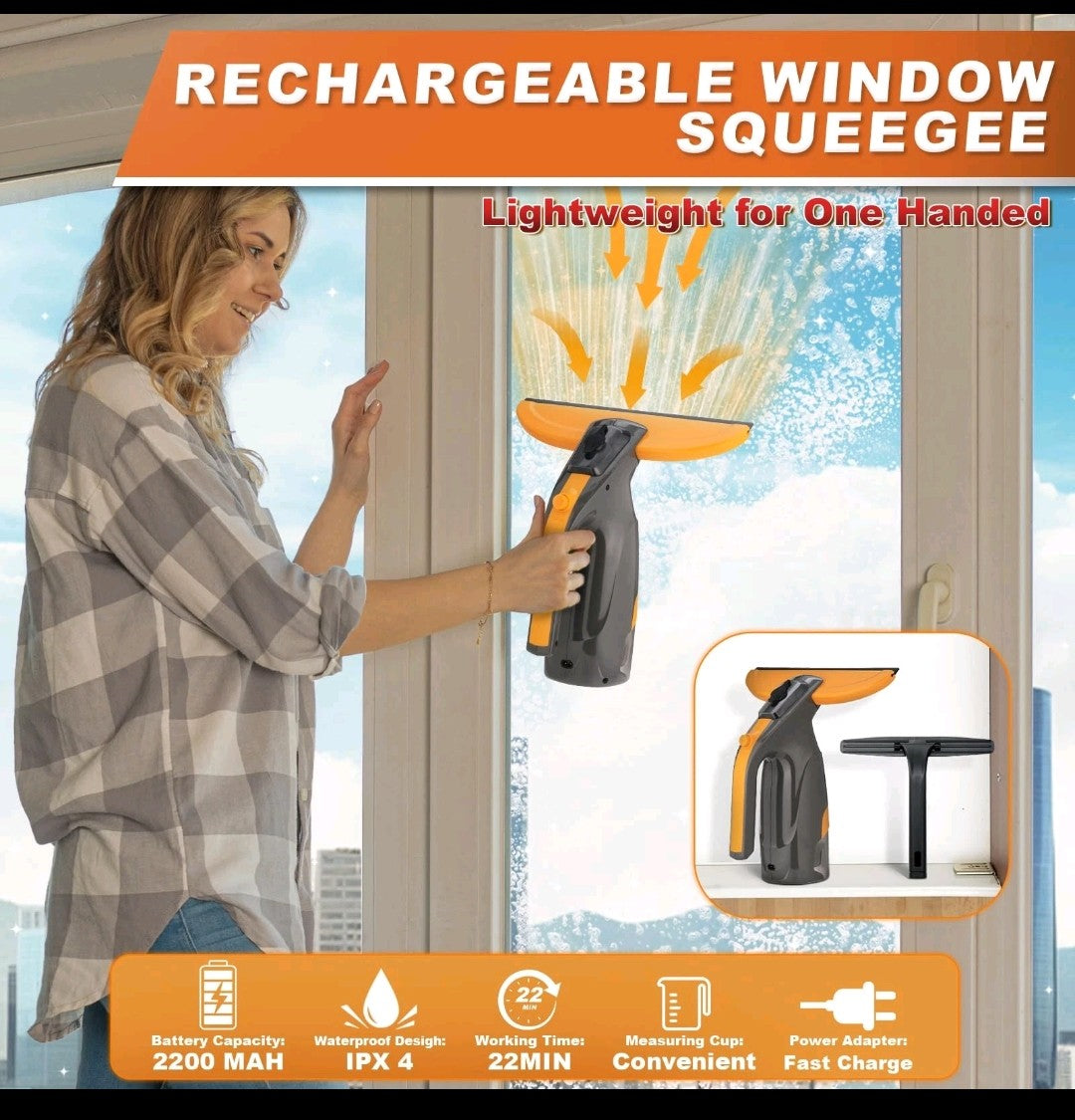 Bestnifly Electric Window Cleaner