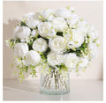 Artificial Flowers 8 pack of Peonies